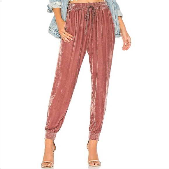 Young Fabulous & Broke Pants - YOUNG FABULOUS & BROKE NWT Ollie Velvet Jogger